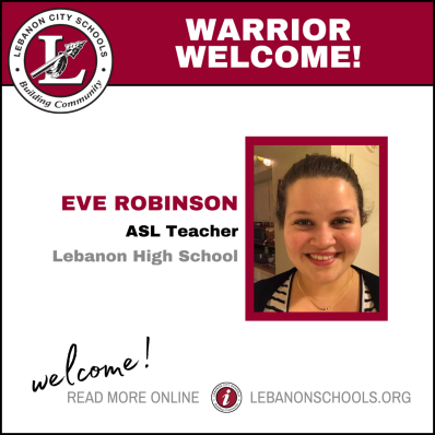 Eve Robinson, American Sign Language Teacher, Lebanon High School